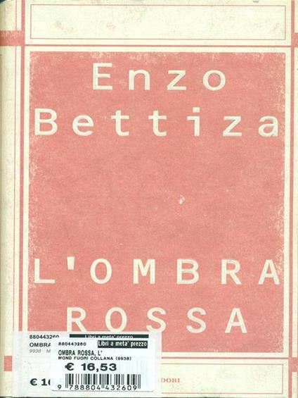 L' ombra rossa - Enzo Bettiza - copertina