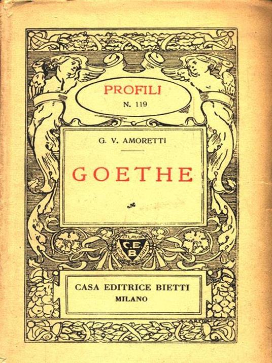 Goethe - Guido Amoretti - copertina
