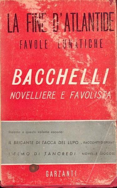 La fine d'Atlantide - Riccardo Bacchelli - copertina