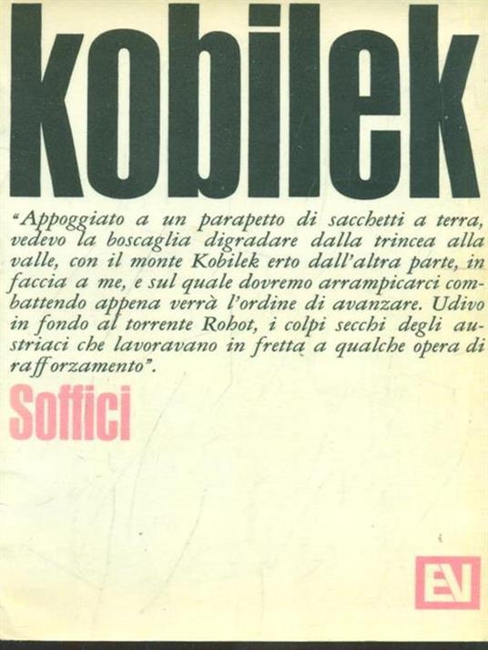Kobilek - Ardengo Soffici - copertina