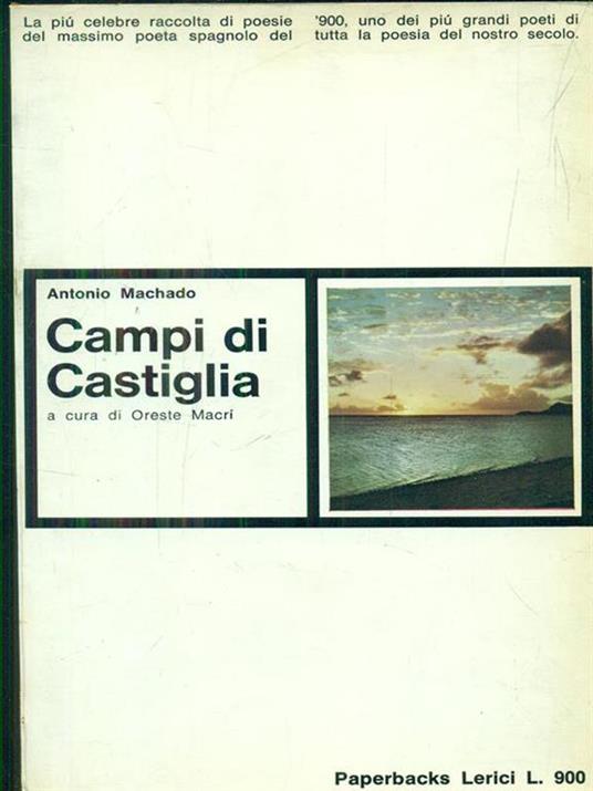Campi di Castiglia - Antonio Machado - copertina