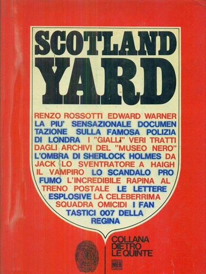 Scotland Yard - Renzo Rossotti - copertina