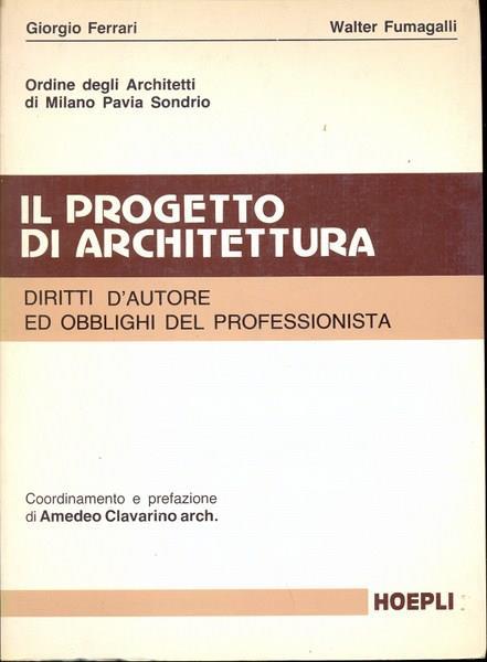 iL progetto di architettura - G. Ferrari - copertina