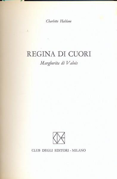 Regina di cuori - Charlotte Haldane - copertina