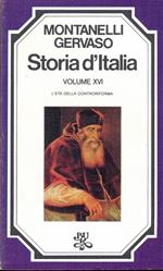 Storia d'Italia Vol. 16 L' età della Controriforma