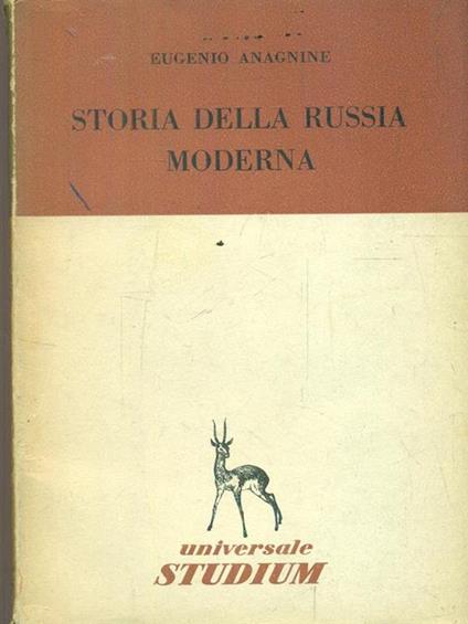 Storia della Russia moderna - Eugenio Anagnine - copertina