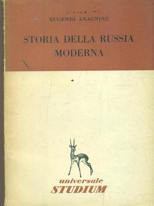 Storia della Russia moderna - Eugenio Anagnine - copertina