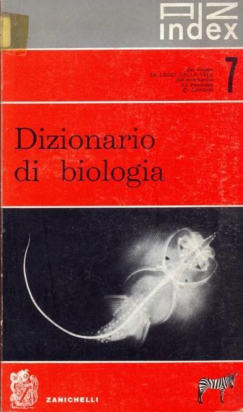 Dizionario di biologia - copertina