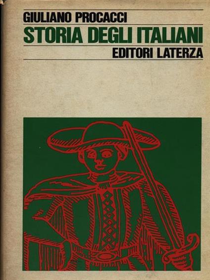 Storia degli italiani - Giuliano Procacci - copertina