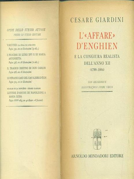 L' affare Denghien - Cesare Giardini - 9