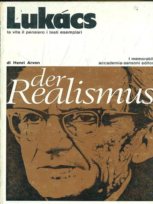 Lukacs - Henri Arvon - copertina