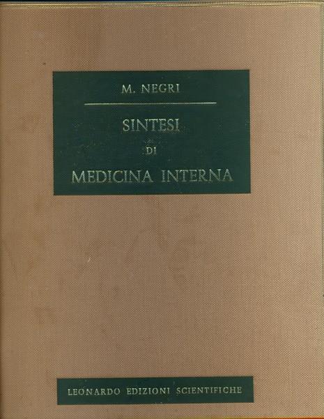 Sintesi di medicina interna - Marcello Negri - copertina