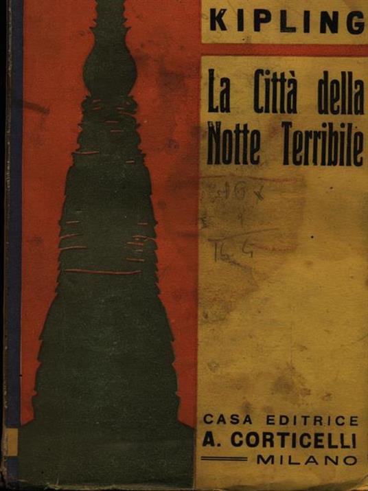 La città della notte terribile - Rudyard Kipling - copertina