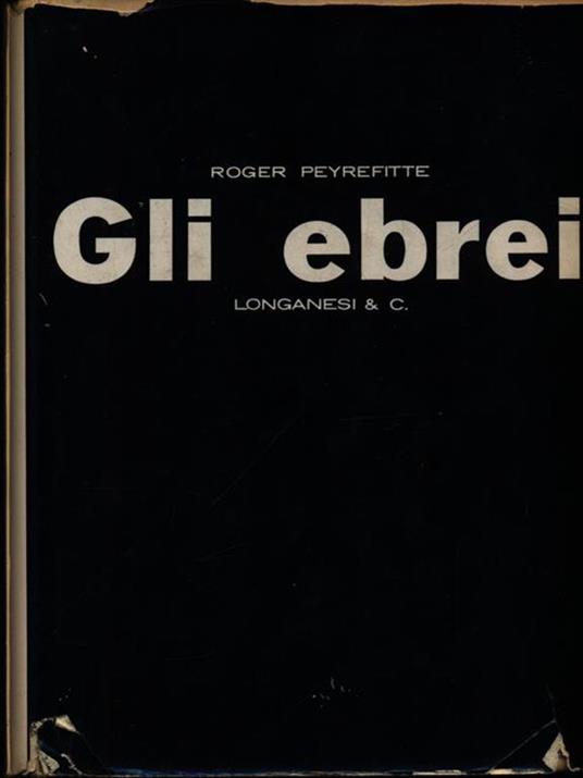 Gli ebrei - Roger Peyrefitte - copertina