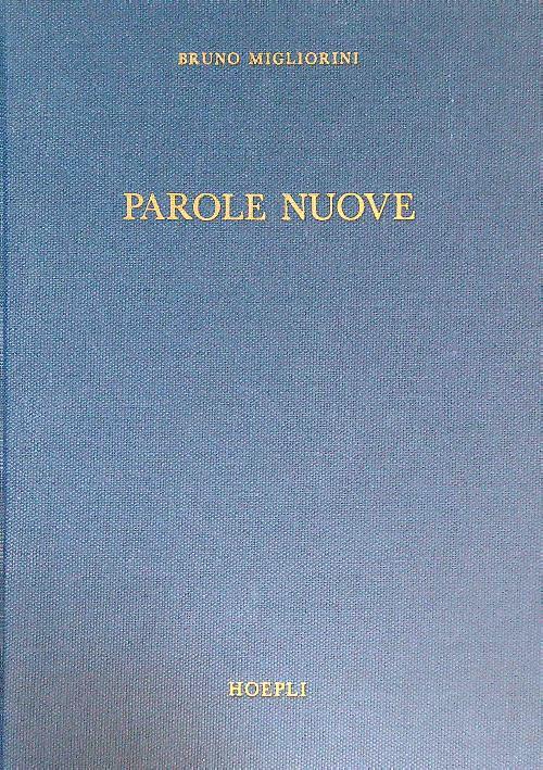 Parole nuove