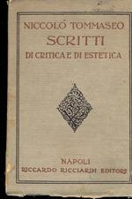 Scritti di ciritica e di estetica