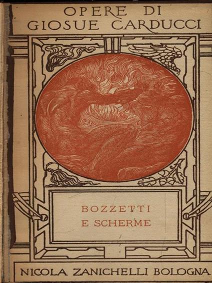 Bozzetti e scherme - Giosuè Carducci - copertina