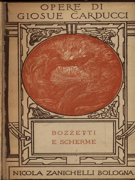 Bozzetti e scherme - Giosuè Carducci - copertina