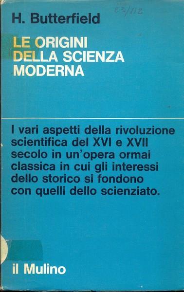 Le origini della scienza moderna - copertina
