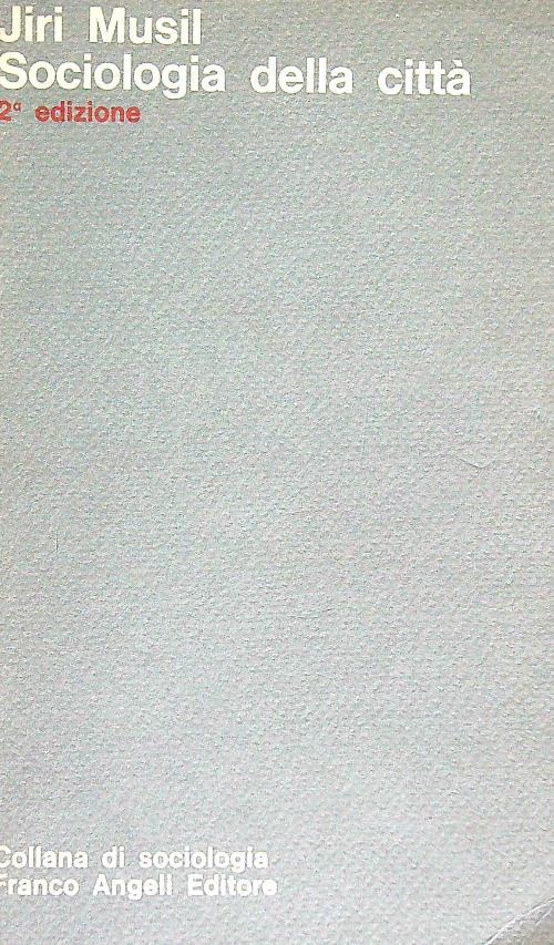 Sociologia della città