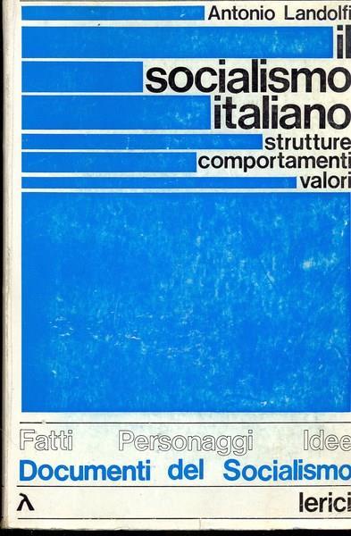 Il socialismo italiano - Antonio Landolfi - copertina