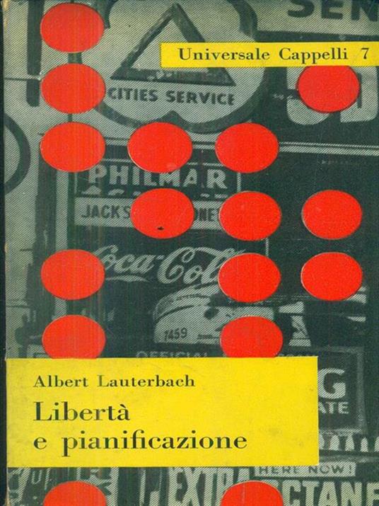 Libertà e pianificazione - Albert Lauterbach - copertina