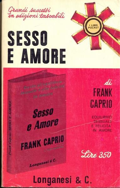 Sesso e amore - Frank S. Caprio - copertina