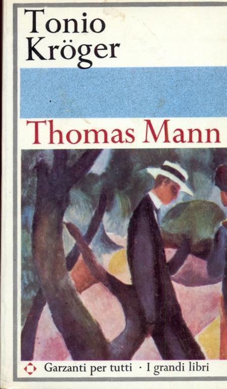 Tonio Kroger - Thomas Mann - copertina