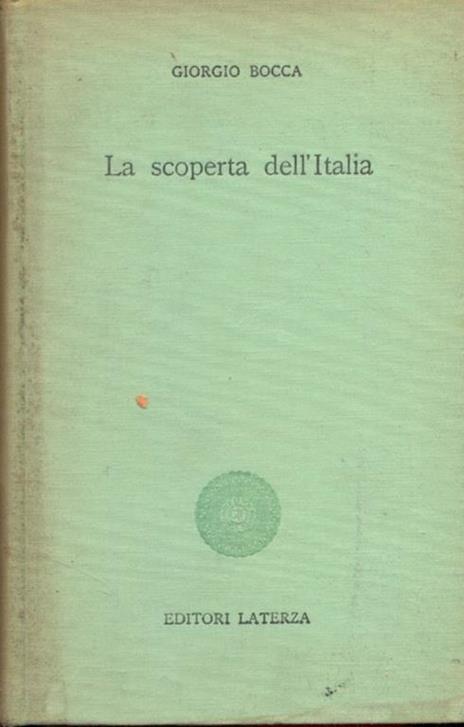 La scoperta dell'Italia - Giorgio Bocca - copertina