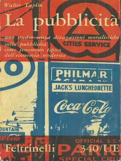 La pubblicità - Walter Taplin - copertina