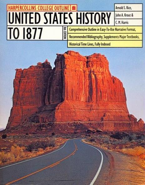 United States history to 1877. In lingua inglese - 2