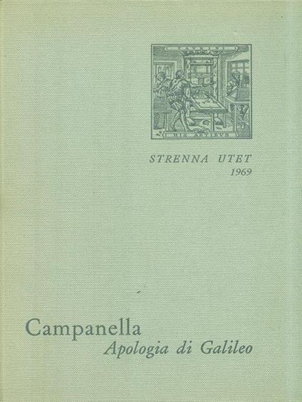 Apologia di Galileo - Tommaso Campanella - copertina
