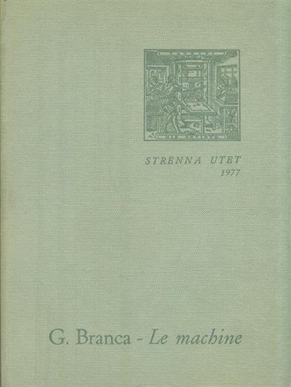 Le machine - Giovanni Branca - copertina