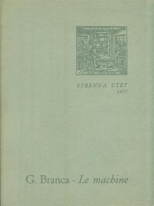 Le machine - Giovanni Branca - copertina