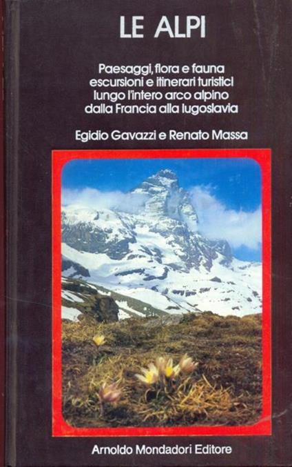 Le alpi - Egidio Gavazzi - copertina