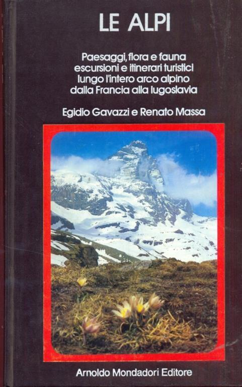 Le alpi - Egidio Gavazzi - copertina