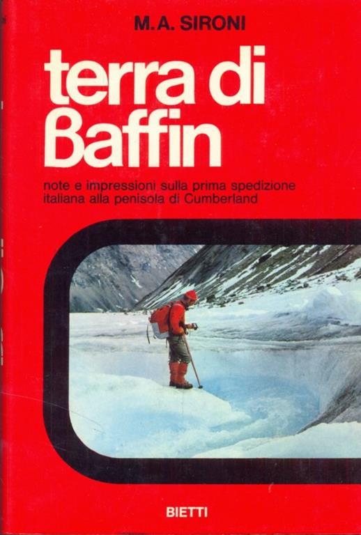 Terra di Baffin - M.A. Sironi - copertina
