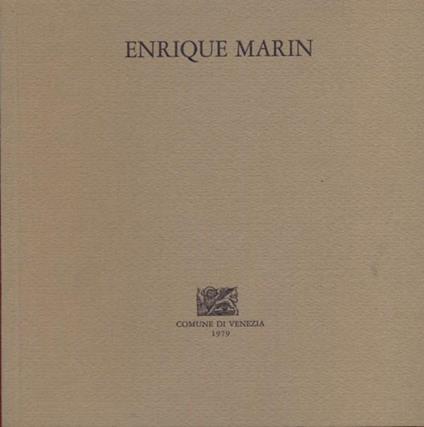Enrique Marin - copertina