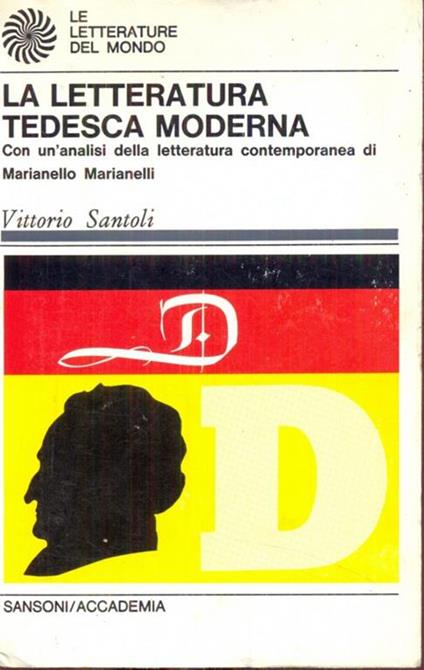 La letteratura tedesca moderna - Vittorio Santoli - copertina