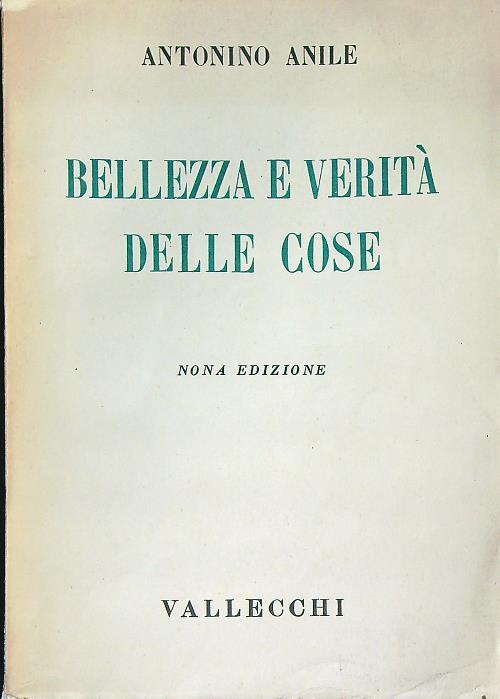 Bellezza e verità delle cose