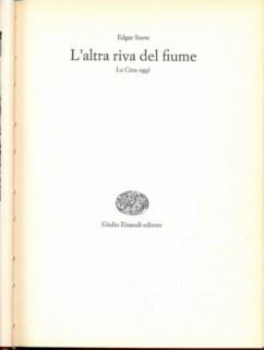 L' altra riva del fiume - Edgar Snow - copertina