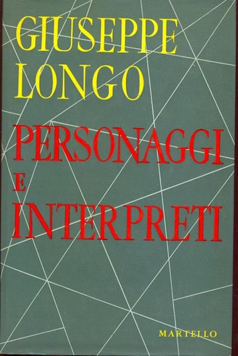 Personaggi e interpreti - Giuseppe Longo - 4