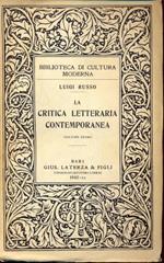 La critica letteraria contemporanea Vol. 1