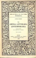 La critica letteraria contemporanea Vol. 1 dal Carducci al Croce