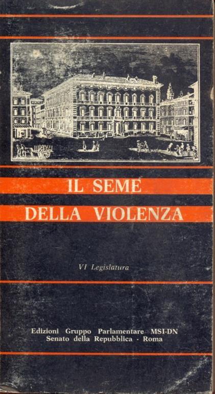 Il seme della violenza - copertina