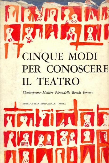 Cinque modi per conoscere il teatro - Vittorio Gassman - copertina