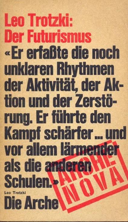 Der Futurismus. in lingua tedesca - Lev Trotsky - copertina