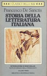 Storia della letteratura italiana vol. 1