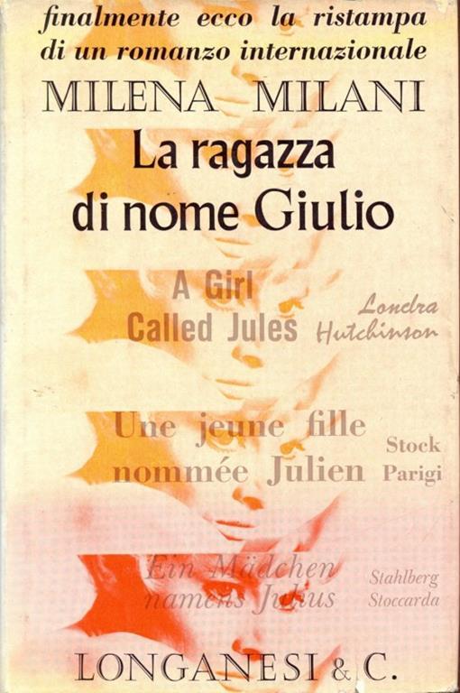 La ragazza di nome Giulio - Milena Milani - copertina