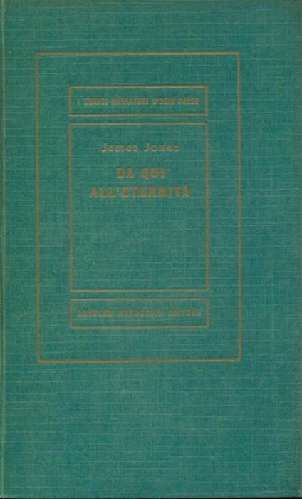Da qui all'eternità - James Jones - copertina